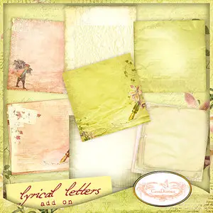 Vintage Scrap Kit: Lyrical Letters