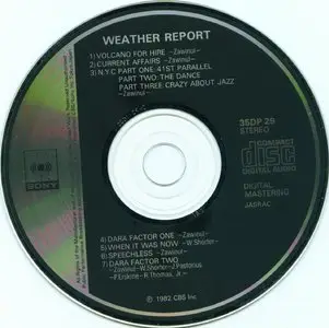 Weather Report - Weather Report (1982) {COL 476752 2}