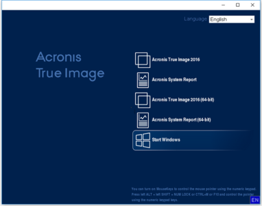 Acronis True Image 2016 19.0 Build 5576 Bootable ISO