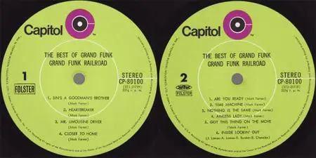 Grand Funk - The Best Of... (vinyl rip} (1970) {Capitol Japan}