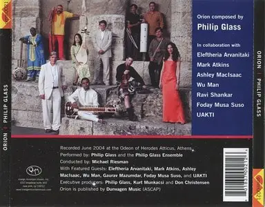 Philip Glass - Orion (2005) [2CDs] [Repost]