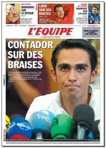 L'Equipe - Vendredi 01 Septembre 2010