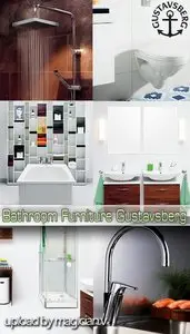 3D models of Bathroom Furniture Gustavsberg