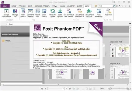 Foxit PhantomPDF Business 6.1.2.1227