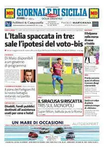 Giornale di Sicilia Sicilia Orientale - 26 Febbraio 2018