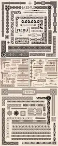 Vintage Borders Vector 