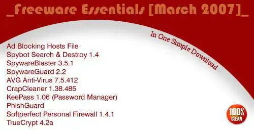 Freeware Essentials March 2007