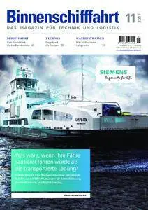 Binnenschifffahrt - November 2017