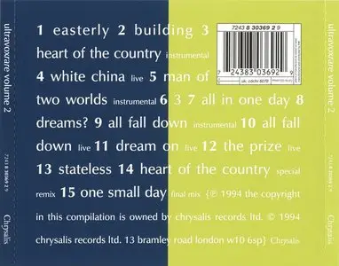 Ultravox - Rare Volume 1 & 2 (1994) [2CD] {Chrysalis}