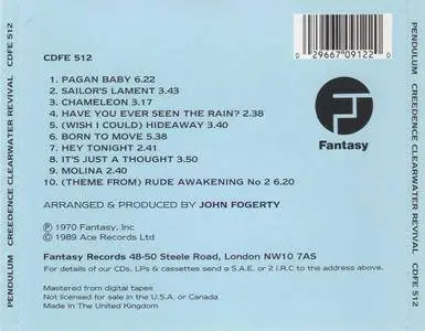 Creedence Clearwater Revival - Pendulum (1970)