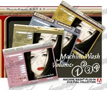 Machine Wash Plug-in for Adobe® Photoshop®, 4CD Full Collection
