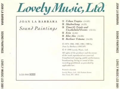 Joan La Barbara - Sound Paintings (1990)