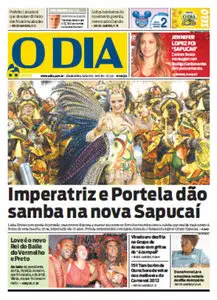 Jornal O Dia - 20 de fevereiro de 2012 - Segunda