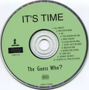 The Guess Who - It’s Time (1966) [TRUE NORTH/Legend 1997]