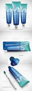 GraphicRiver Toothpaste Packaging Mock-up