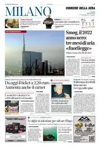 Corriere della Sera Milano - 9 Gennaio 2023