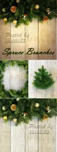 Stock Photo - Christmas Tree Branches