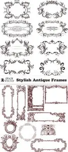 Vectors - Stylish Antique Frames
