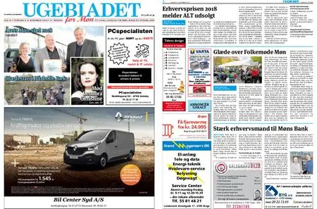 Ugebladet for Møn – 08. november 2018