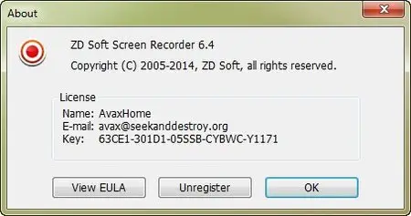 ZD Soft Screen Recorder 6.4