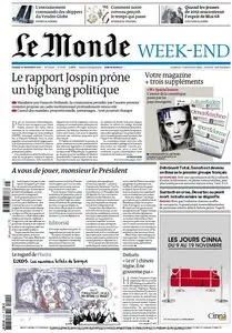 Le Monde et Suppléments du Samedi 10 Novembre 2012
