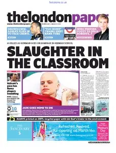 The London Paper 11 March 2009