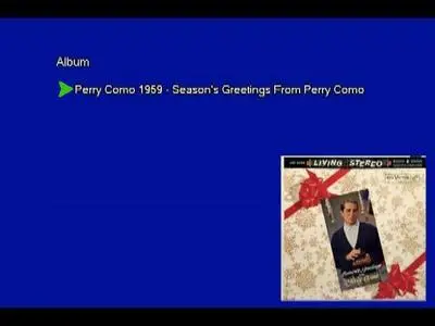 Perry Como - Season's Greetings From Perry Como (1959) [Vinyl Rip 16/44 & mp3-320 + DVD] Re-up