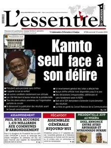 L'essentiel du Cameroun - 10 octobre 2018