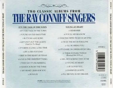 Ray Conniff - Two Classic Albums - It's The Talk Of The Town / Young At Heart  (2 LP in 1 CD , 1998 ) Re Up