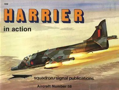 Harrier in Action - Aircraft Number 58 (Squadron/Signal Publications 1058)