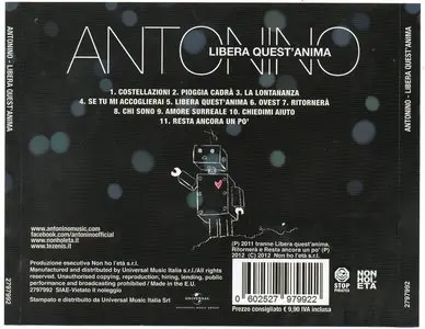 Antonino - Libera Quest'Anima (2012)