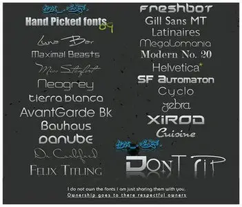 The Hand Picked & Writing Font Pack
