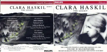 Clara Haskil - The Legacy: 12 CD Box Set  (1994)