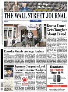 The Wall Street Journal - 17 August 2012 (Asia)