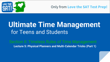 Ultimate Time Management for Teens and Students