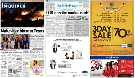 Philippine Daily Inquirer – April 19, 2013