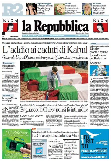 La Repubblica (22-09-09)