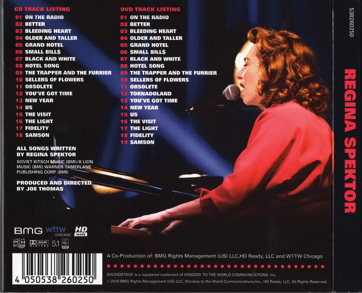 Regina Spektor Regina Spektor Live On Soundstage (2017) / AvaxHome