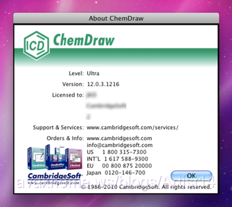 ChemDraw Ultra Suite v12.0.3.1216 Mac OS X