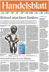 Handelsblatt vom Dienstag, 28. April 2015