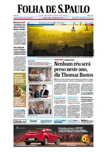 Jornal Folha de São Paulo - 22 de agosto de 2012 - Quarta