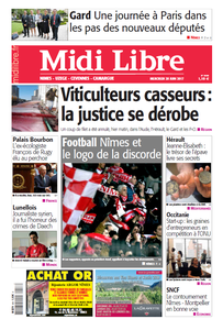 Midi Libre Nimes du 28 juin 2017