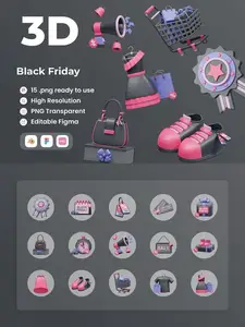 Black Friday 2 - 3D Illustratation