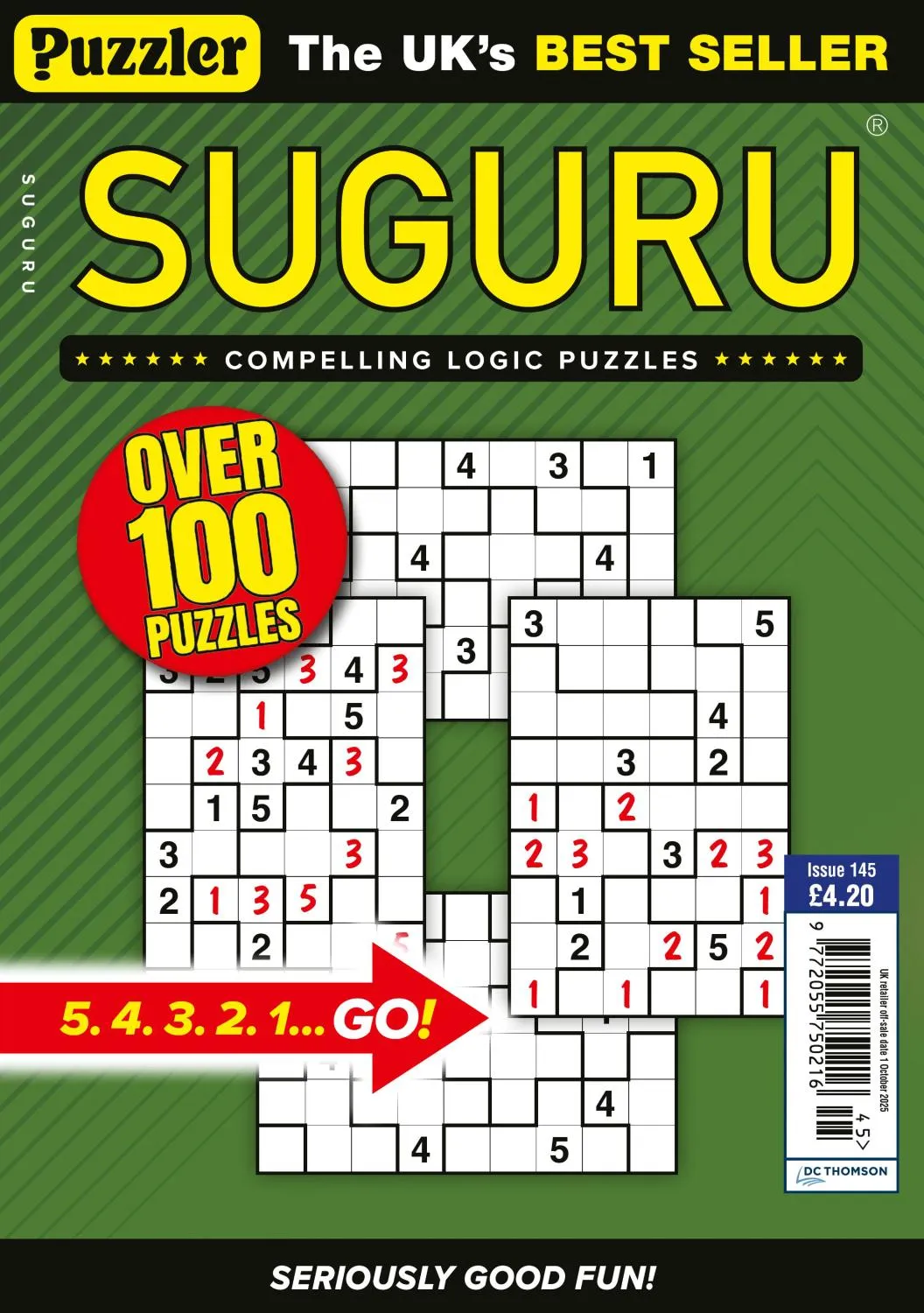 Puzzler Suguru - Issue 145 2025