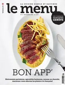 le menu Édition française N.9 2026 - Septembre 2026