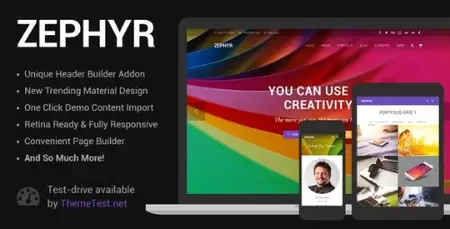 Zephyr v9.0.1 - Material Design Theme