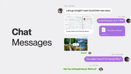 Chat Messages | Animated Messaging UI Template 57991665