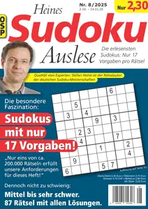 Heines Sudoku Auslese - No.8 2025