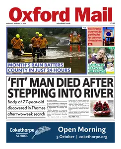 Oxford Mail - 25 September 2024