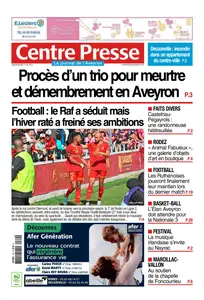 Centre Presse Aveyron - 12 Mai 2025